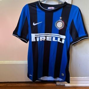 Small Authentic Official Inter Milan Soccer Jersey